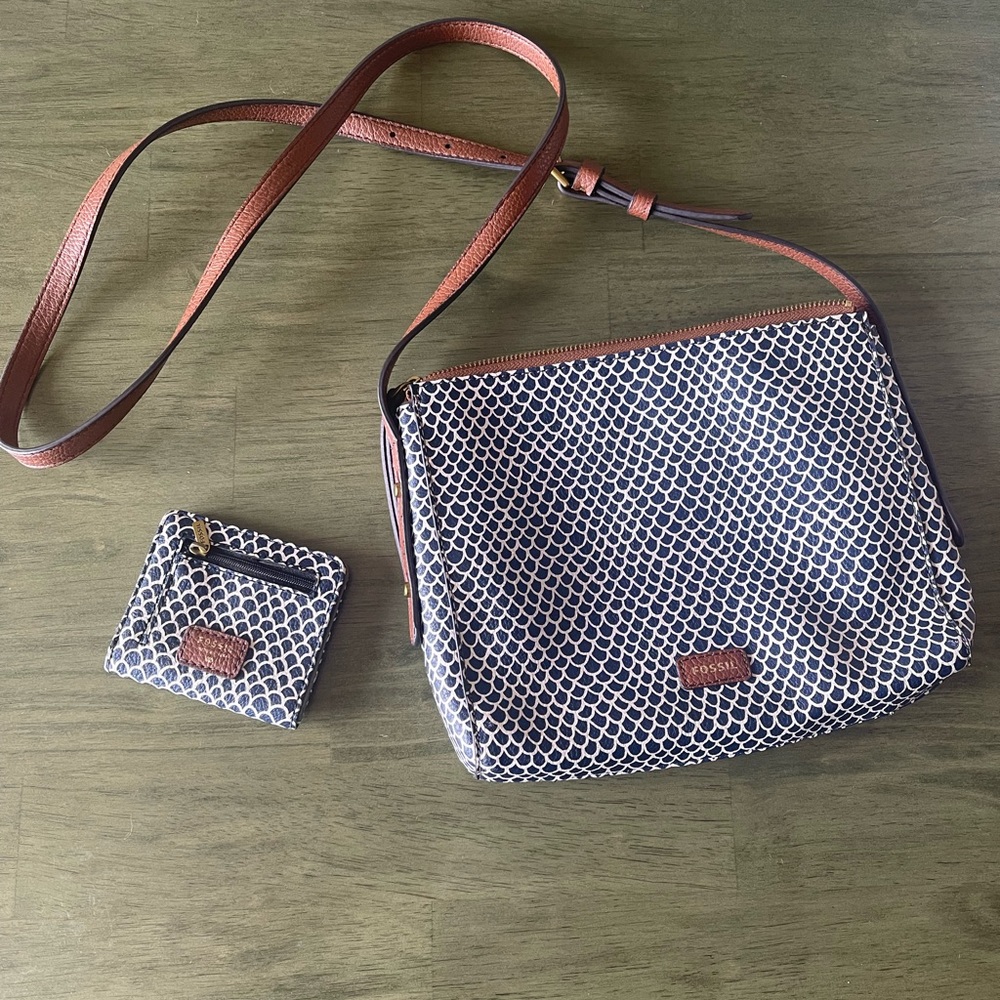 Satchel And Matching Wallet - image 1